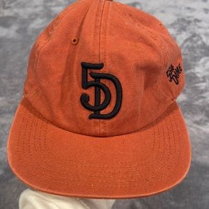 5 & a Dime 6 panel cap - orange